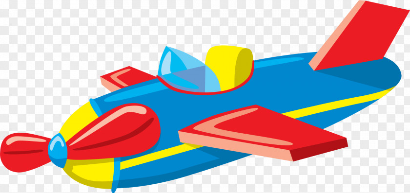 Vector Hand-drawn Aircraft Airplane Toy PNG