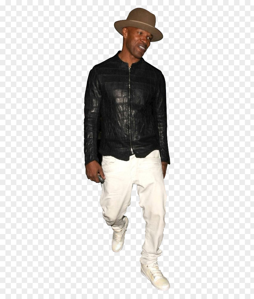 Jamie Foxx Leather Jacket PNG