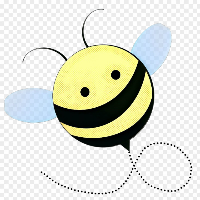 Pollinator Happy Bee Background PNG