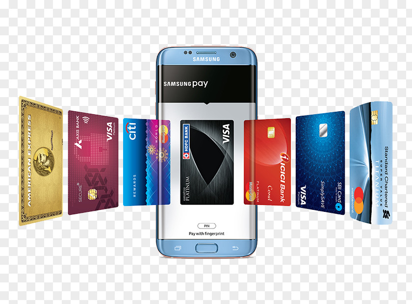 Samsung A8 Pay India Mobile Payment PNG