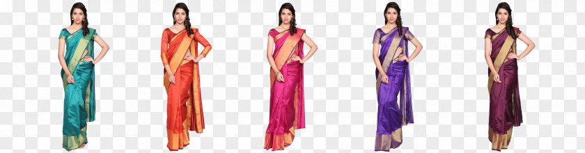 Silk Saree Sari Cotton Female Navel PNG