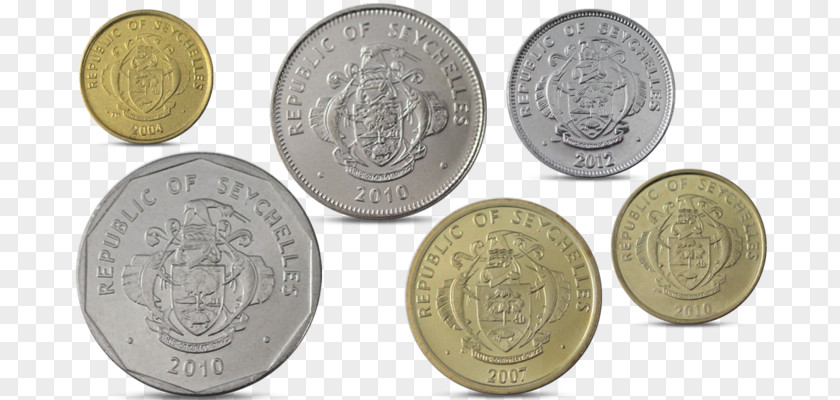 1 Rupee Coin Cent Euro Seychelles Seychellois PNG