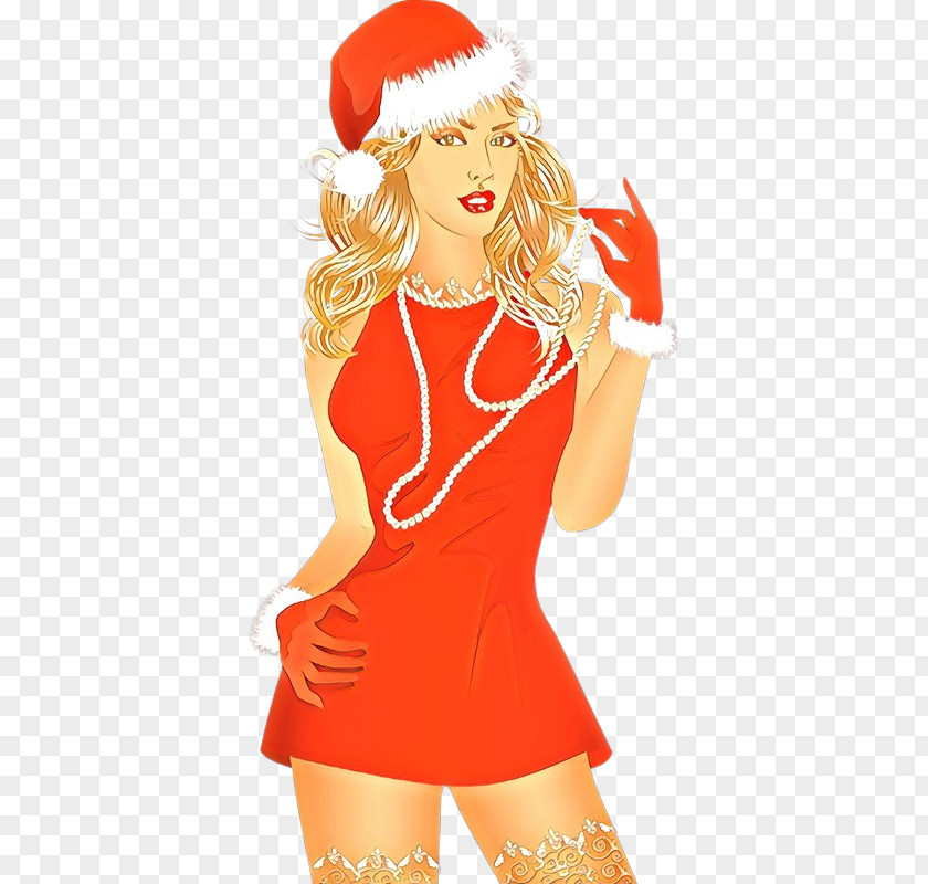 Abdomen Costume Orange PNG