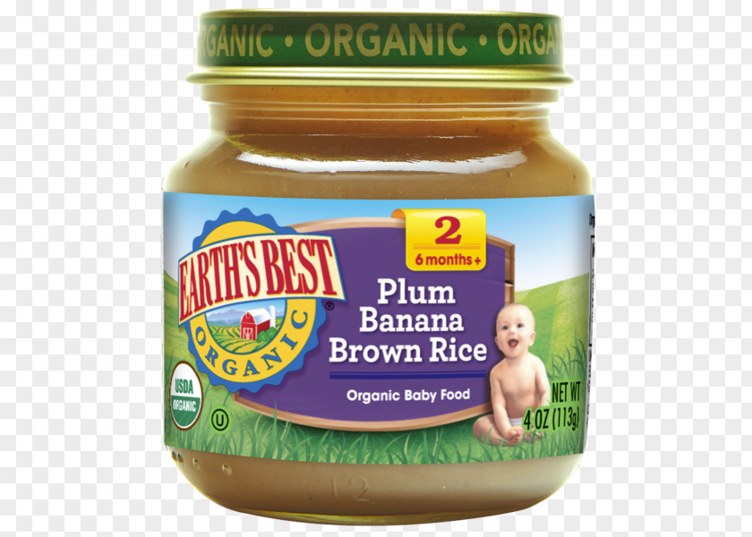 Banana Organic Food Breakfast Cereal Baby Whole Grain PNG