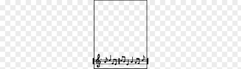Black And White Musical Notes Border PNG and white musical notes border clipart PNG