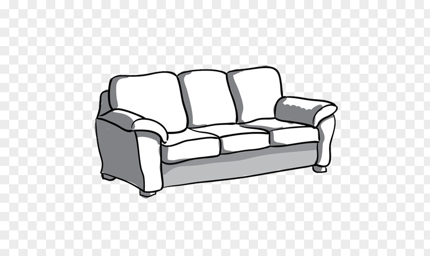 Car Loveseat Couch Chair Line PNG