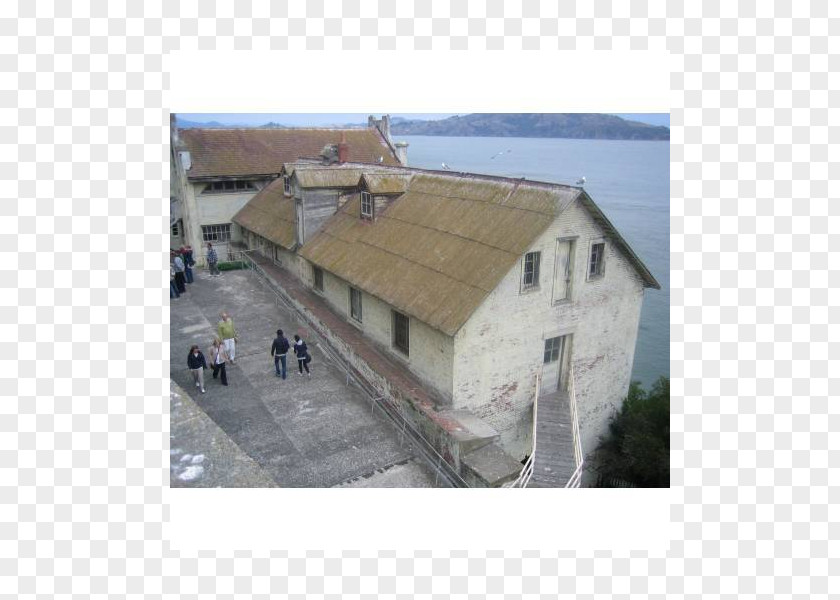 House Alcatraz Island Property Roof Facade PNG