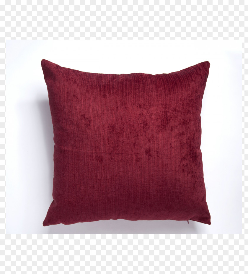 Pillow Cushion Towel Throw Pillows Burgundy Chenille Fabric PNG