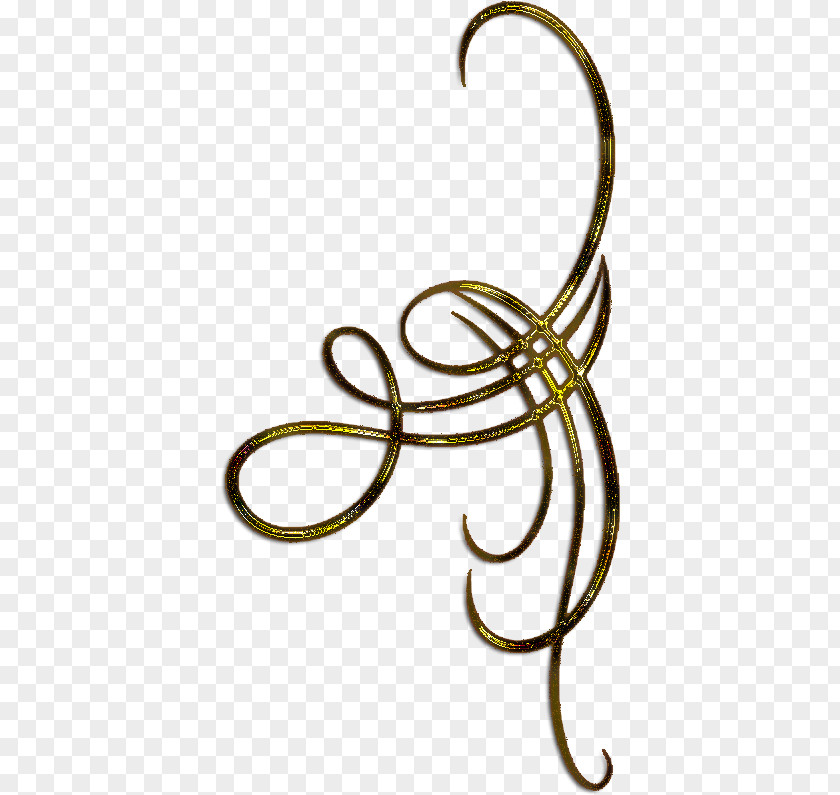 Vignette Calligraphy Curlicue PNG