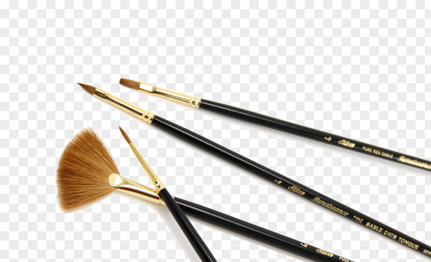Brushes Trident Decorations Kolinsky Sable-hair Brush Watercolor Painting Paintbrush Oil PNG