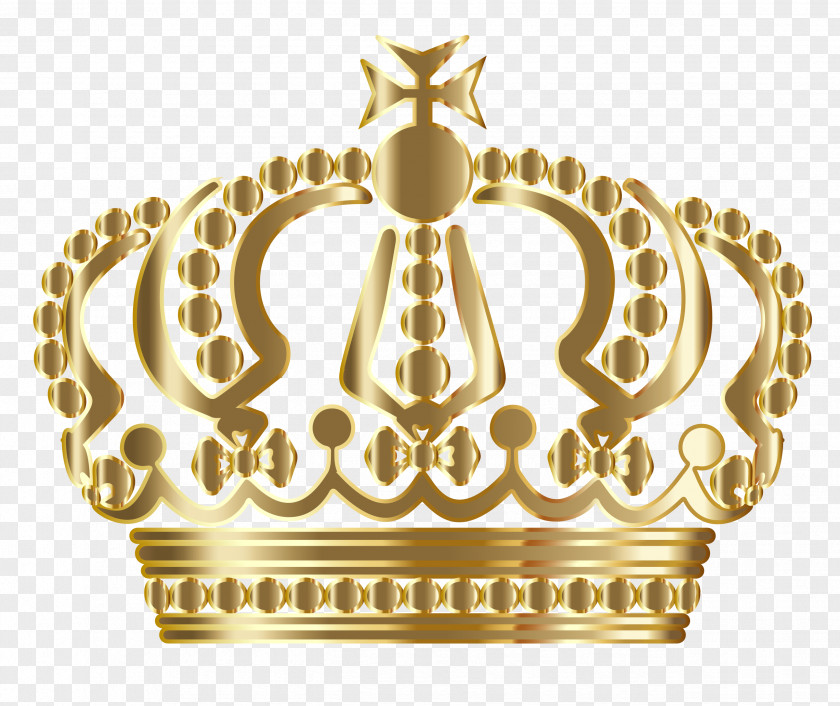 Golden Crown Creative Vector Illustration PNG