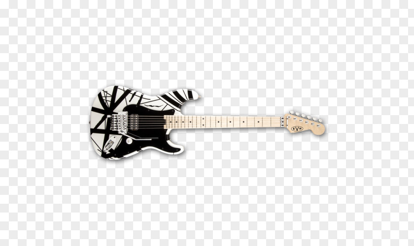 Guitar Electric EVH Striped Series Musical Instruments Frankenstrat PNG