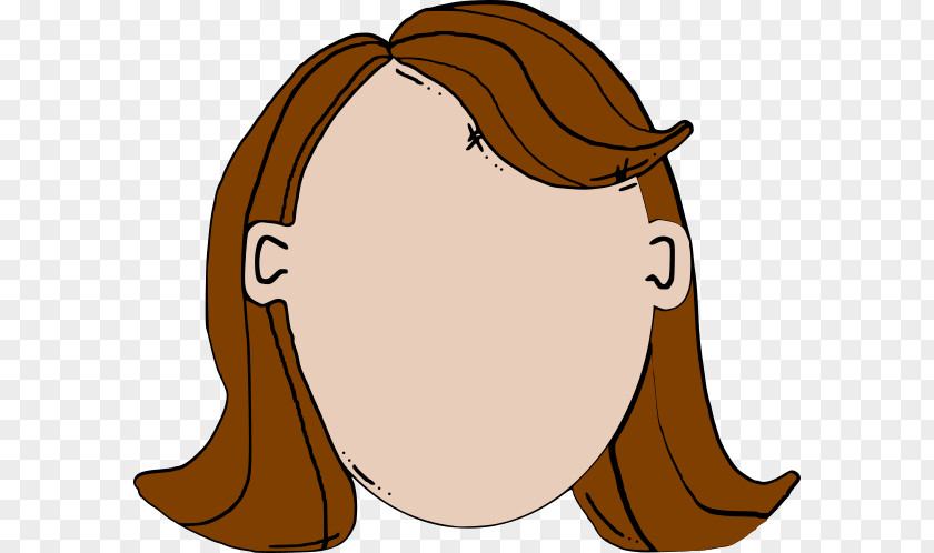 Hair Brown Red Clip Art PNG