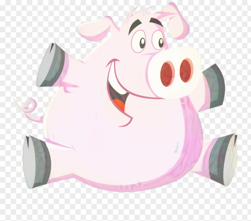 Smile Livestock Pig Cartoon PNG