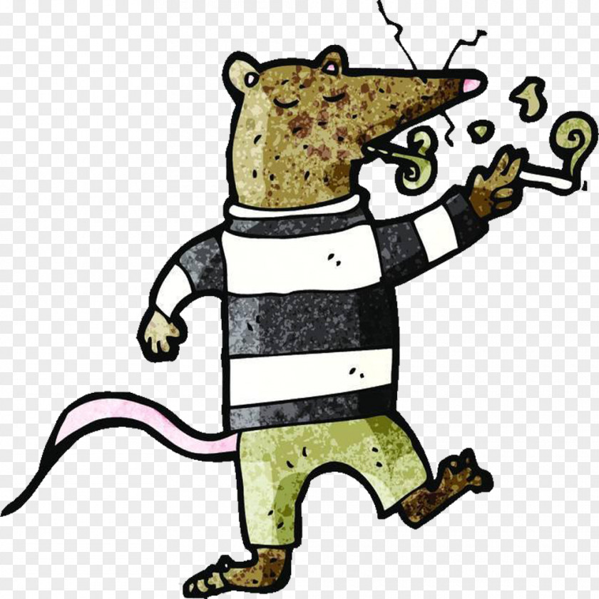 Smoking Rats Rat Cartoon Stock Photography Royalty-free PNG