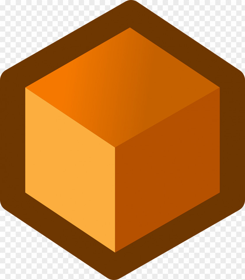 Dice Cube Three-dimensional Space Orange Clip Art PNG