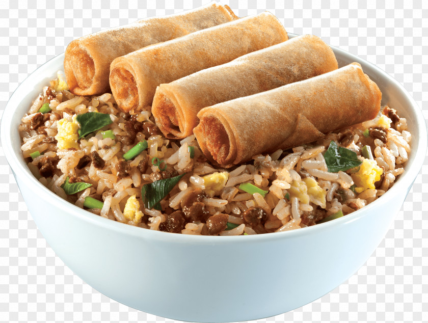 Fried Rice Chinese American Cuisine Spring Roll Egg PNG