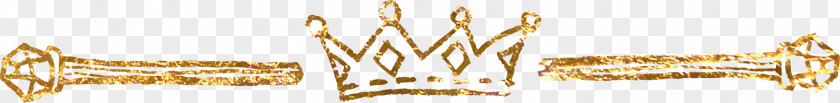 Gold Crown Pattern Motif PNG