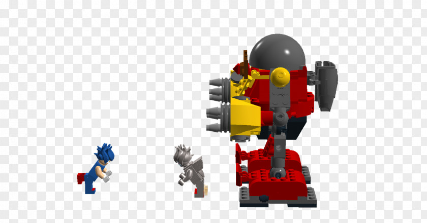 Lego Robot Sonic The Hedgehog 2 Doctor Eggman & Knuckles PNG