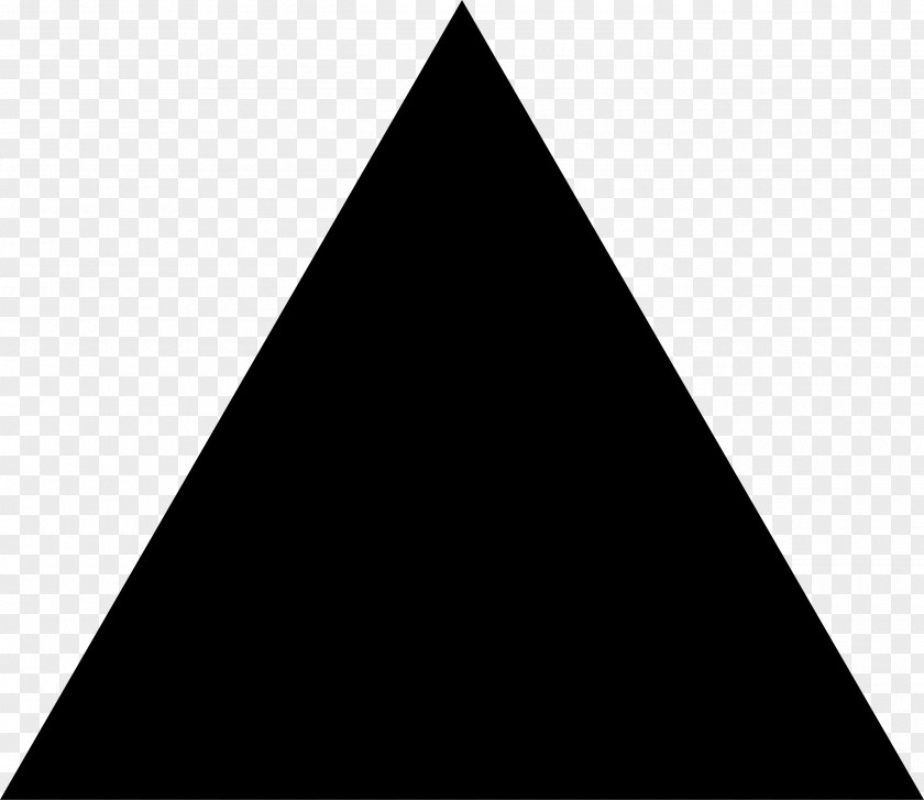 Triangle Black Symbol Arrow PNG