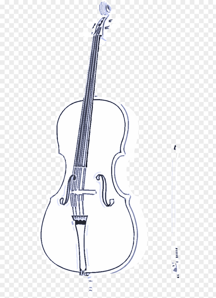 Viol Violone String Instrument Musical Tololoche Violin PNG