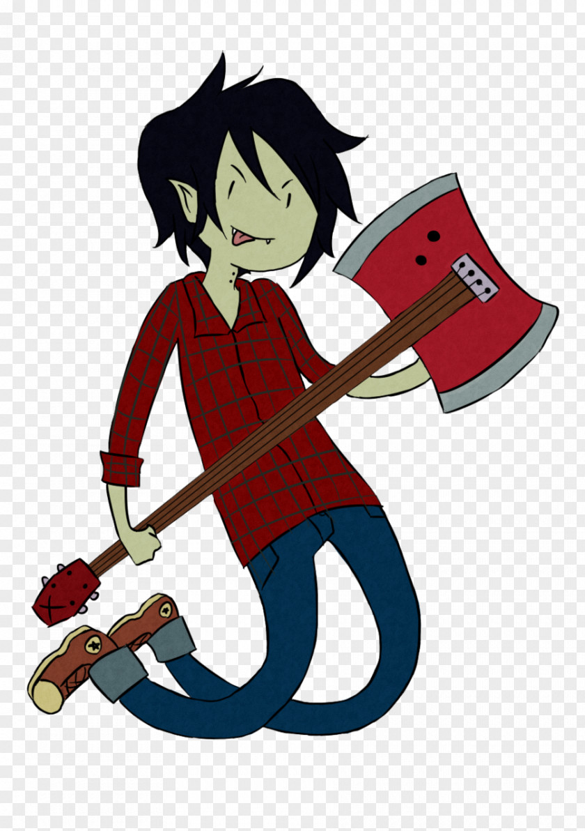 Adventure Time Marceline The Vampire Queen Marshall Lee Axe Bass Art PNG