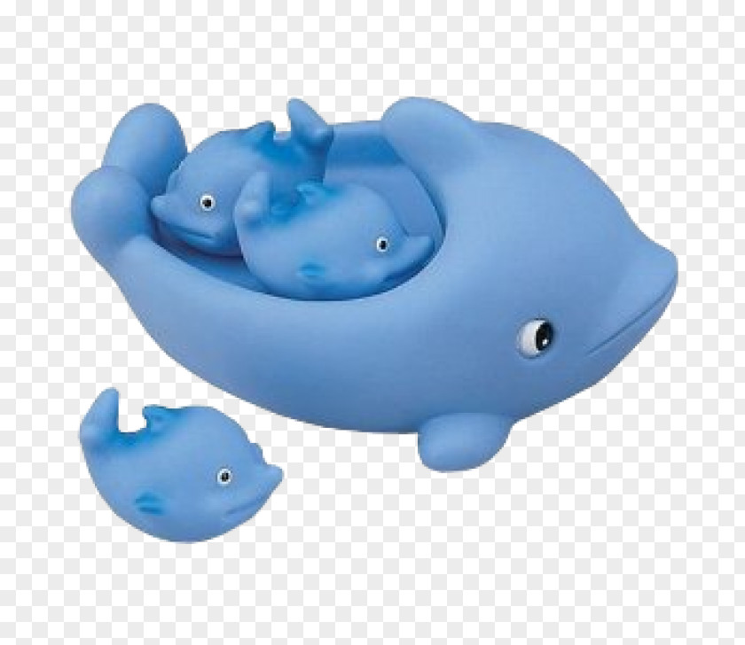 Dolphin Toy Family Bathtub Rubber Duck PNG