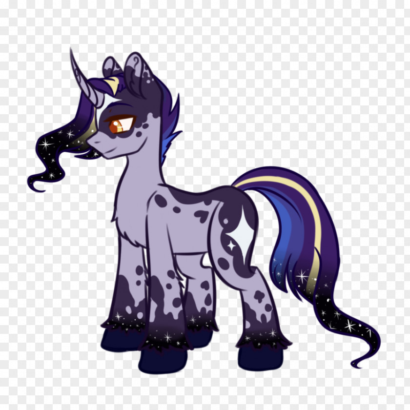 Follow Star Unicorn Purple Cartoon Pack Animal PNG