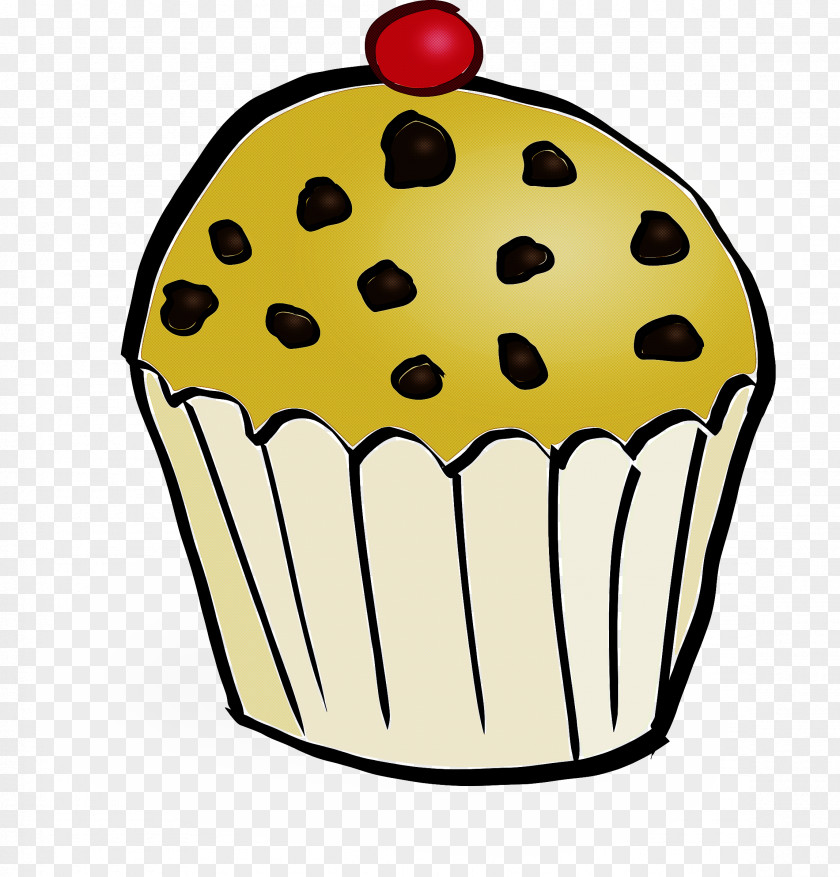 Muffin Icing Yellow Cupcake Baking Cup Clip Art Dessert PNG