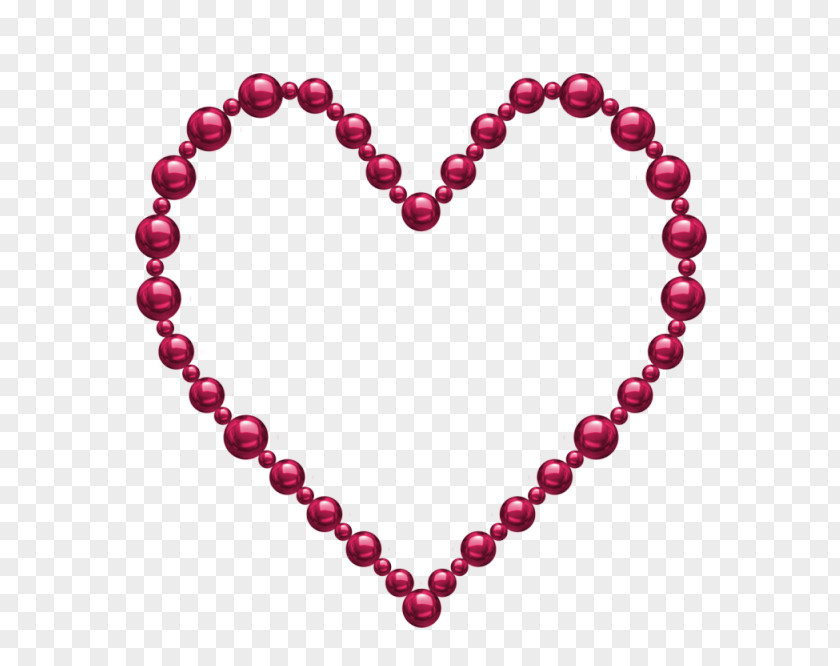 Necklace Body Jewellery Bead Magenta PNG
