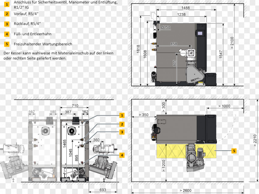 Bullet Boiler ETA Heiztechnik Berogailu Woodchips Storage Water Heater PNG