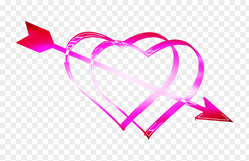 Heart Pink M Line Clip Art M-095 PNG