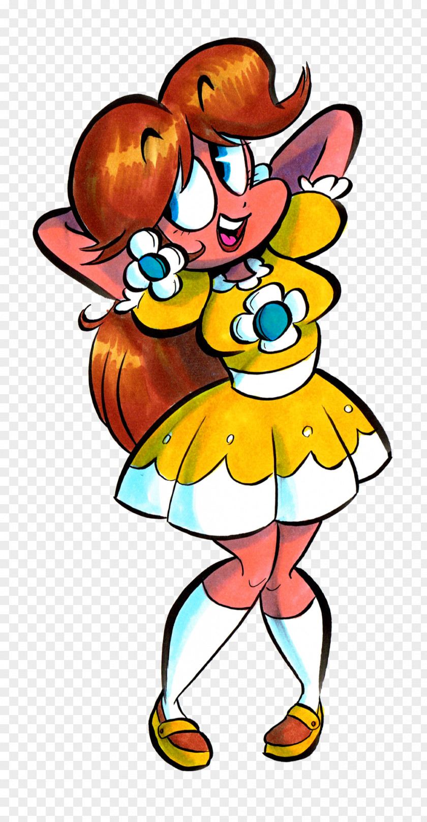 Mario Tennis Peach Bros. Princess Daisy PNG