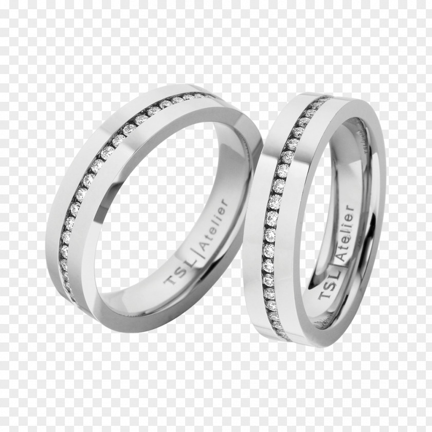 Ring Material Silver Wedding PNG