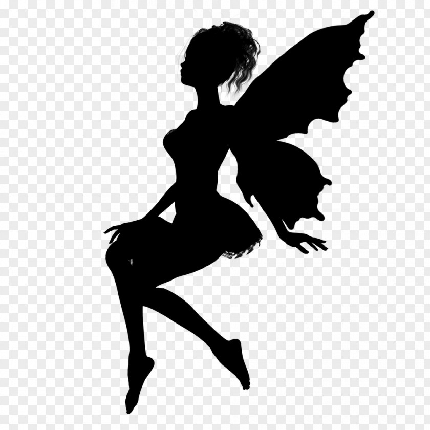 Sillhouette Paper Wall Decal Sticker Fairy PNG