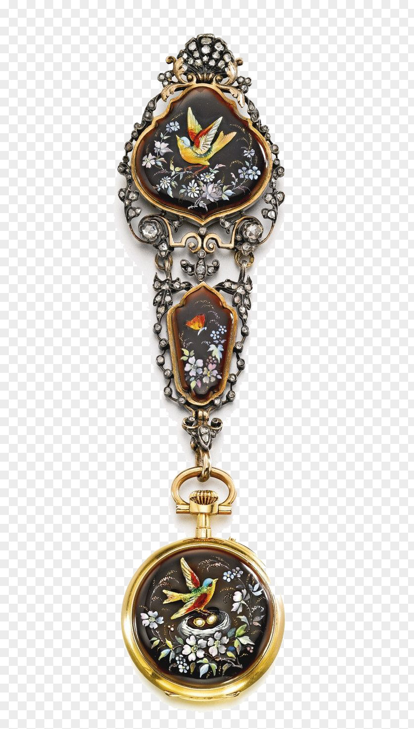 Watch Pocket Clock Jewellery Chatelaine PNG