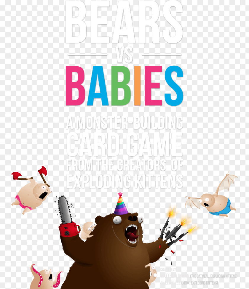Bear Bears Vs. Babies Exploding Kittens Game Common Admission Test (CAT) · 2018 PNG