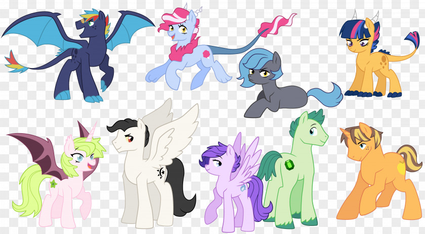 Centaur Pony Princess Celestia Rainbow Dash Luna Winged Unicorn PNG