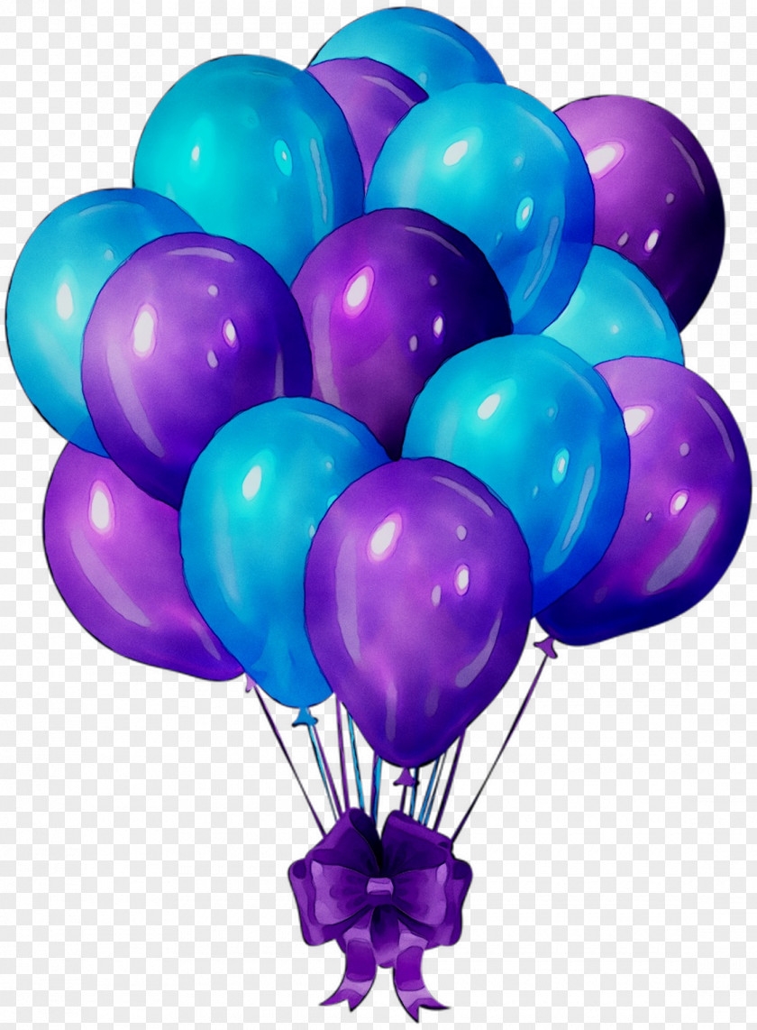 Cluster Ballooning Purple PNG