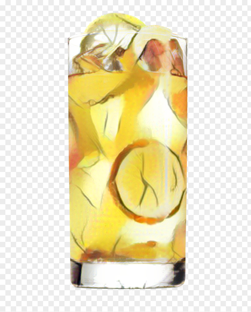 Cocktail Garnish Harvey Wallbanger Highball Glass PNG