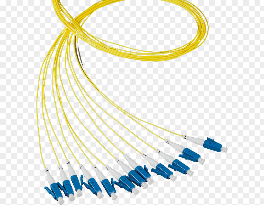 Glass Fiber Multi-mode Optical Cable Termination Connector PNG