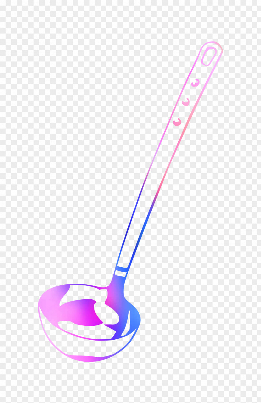 Spoon Product Design Purple Line PNG