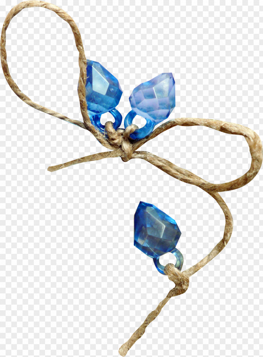 Blue Diamond Rope Hemp Clip Art PNG