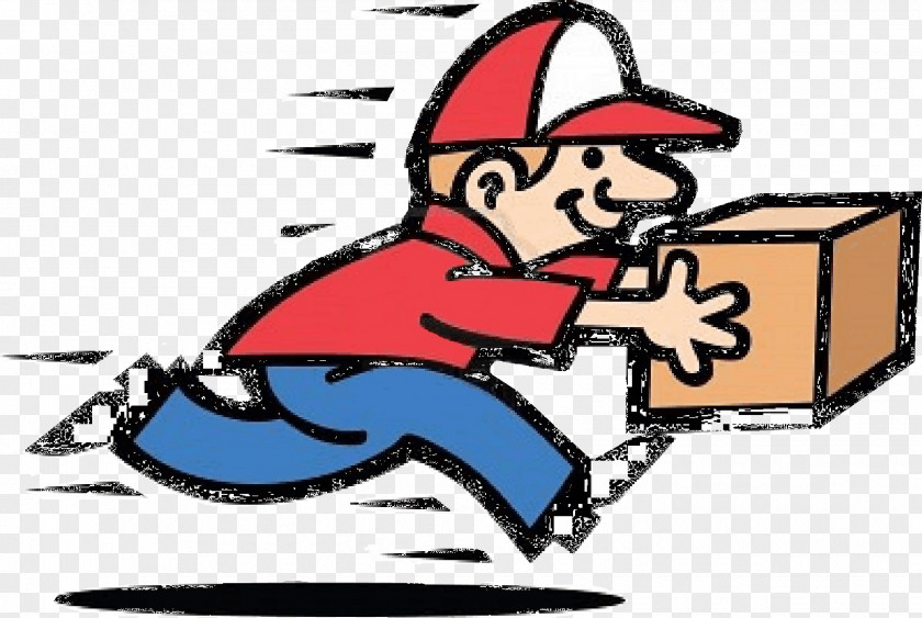 Courier Package Delivery Clip Art PNG