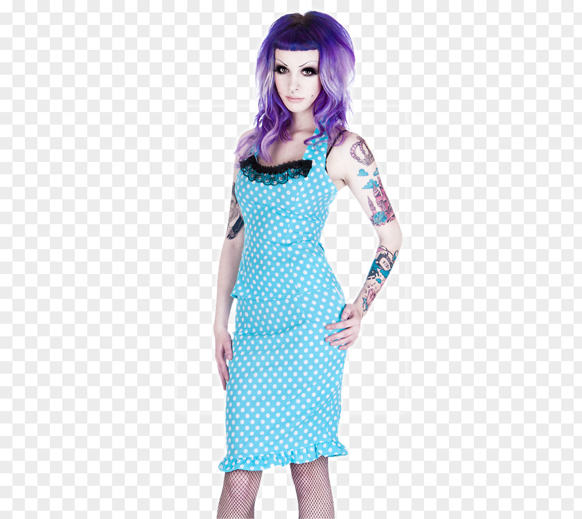 Dress Polka Dot Fashion Costume PNG