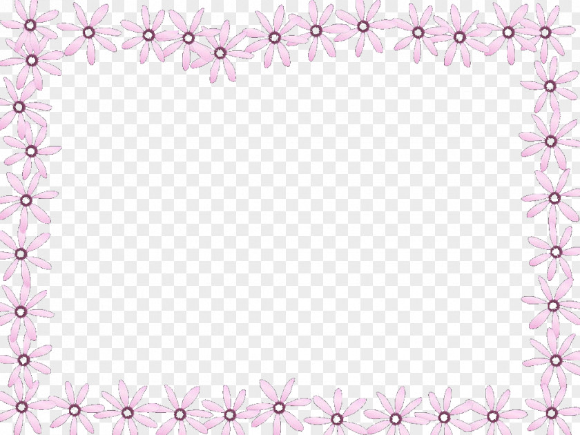 Flower Rectangular Frame Floral PNG