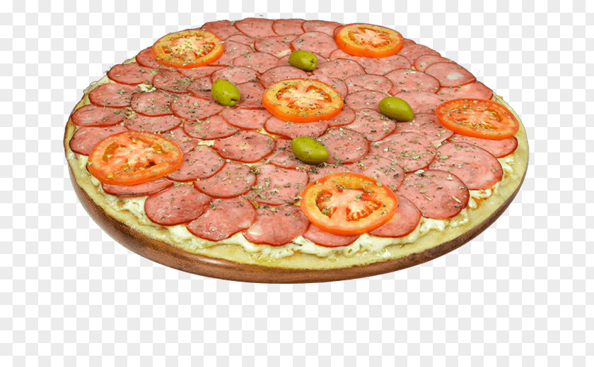 Pizza Salami Sicilian Ham Cheese PNG