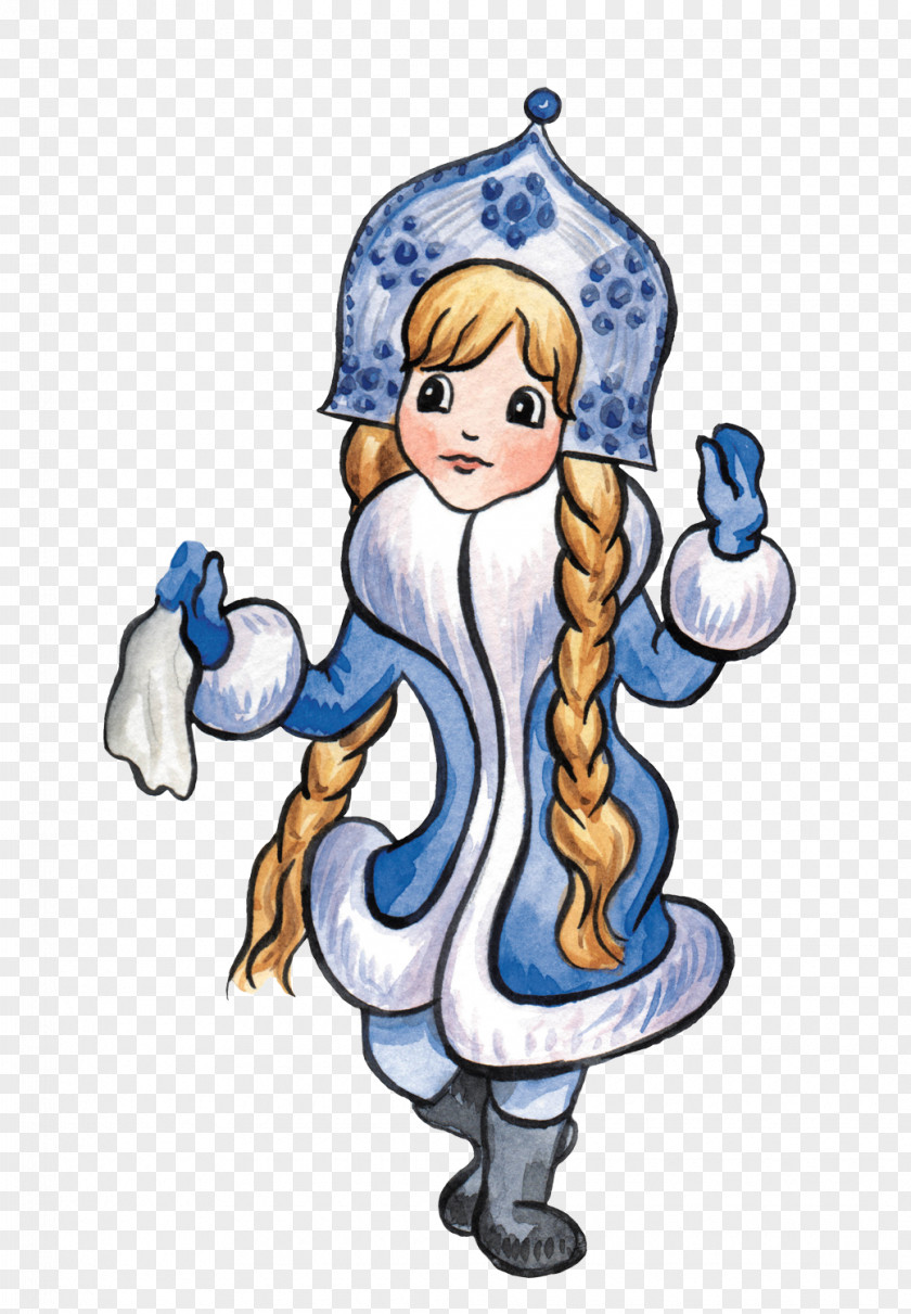 Snow Maiden Holiday Christmas And New Year Background PNG