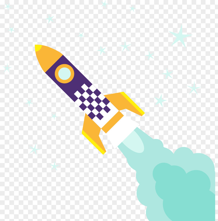 Vector Rocket Illustration Launch Download PNG