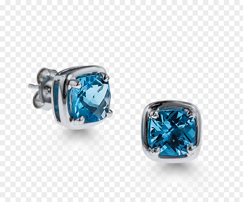 Blue Topaz Sapphire Earrings Earring Body Jewellery Silver PNG